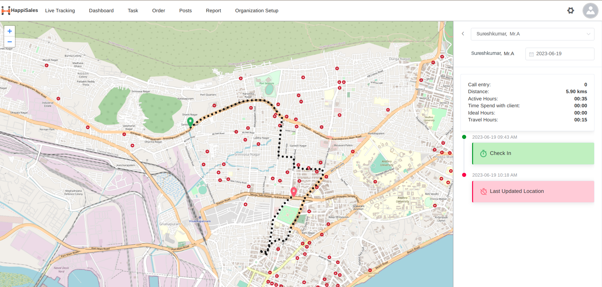 Active Location Monitoring