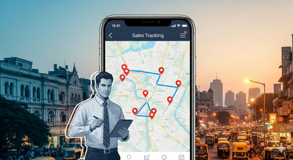 best app for salesman tracking in India